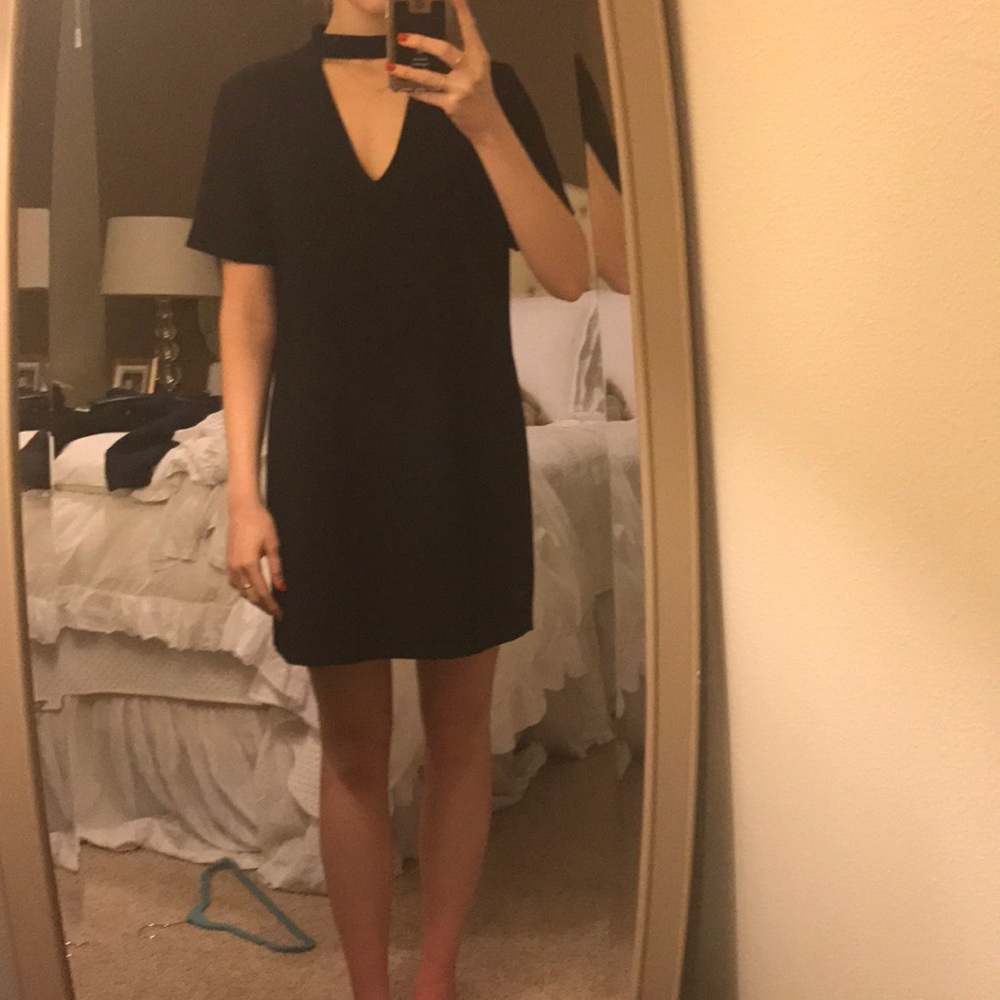 Zara Mini Dress with Collar Detail